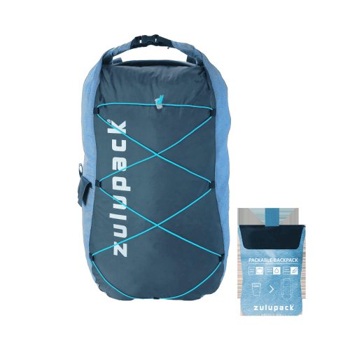 Waterproof backpack - Zulupack Quokka 12L – IP66 - blue